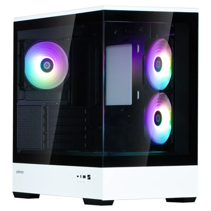 CAJA ZALMAN P30 MATX 3 X VENT 120MM ARGB 2XUSB 3.0 NEGRO S/N FUENTE