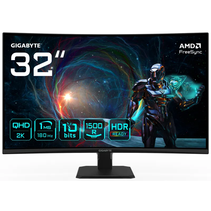 MONITOR GAMING GIGABYTE GS32QCA 31.5" 2560X1440 QHD