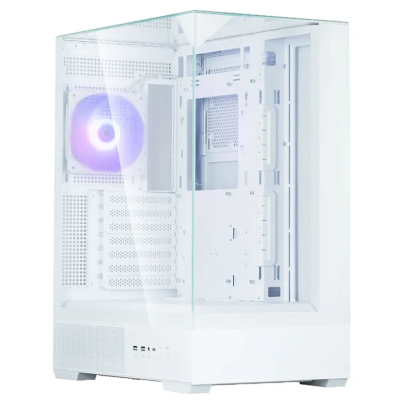 CAJA ZALMAN P40 PRISM ATX 3 XVENT 120MM ARGB 2XUSB 3.0 BLANCO S/N FUENTE