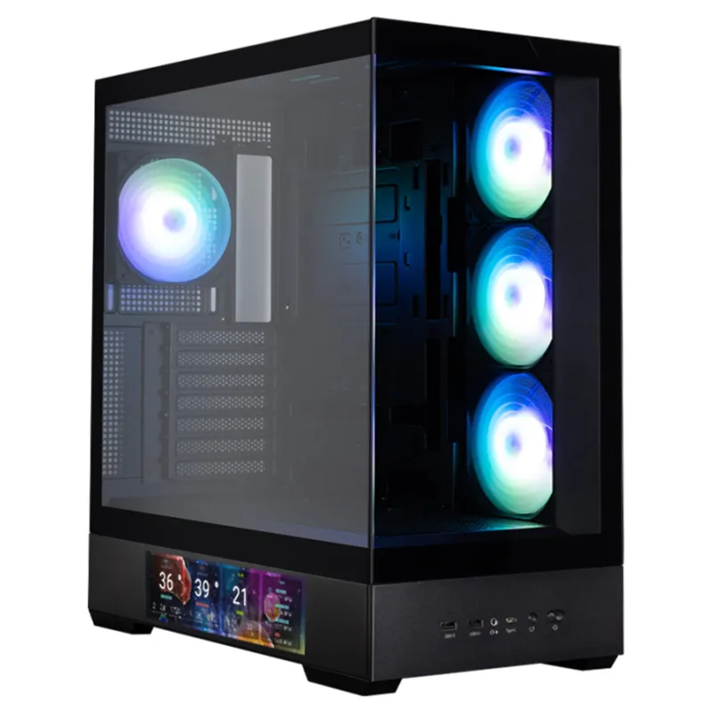 CAJA ZALMAN P40 DS ATX 4 XVENT 120MM ARGB 2XUSB 3.0 NEGRO S/N FUENTE