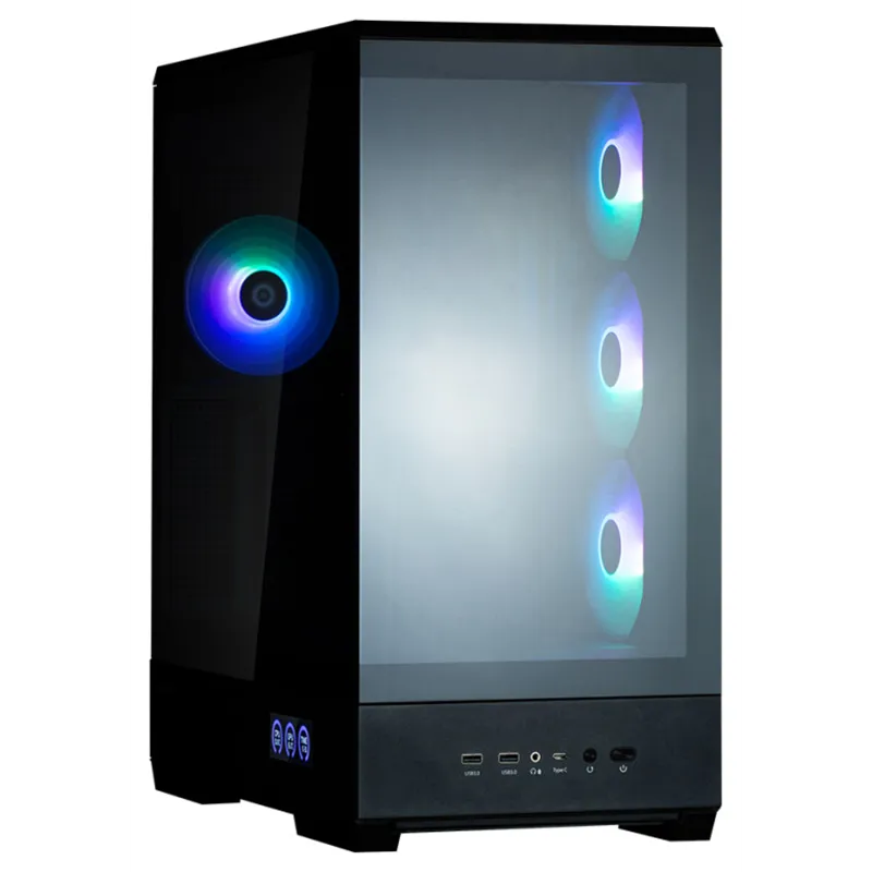 CAJA ZALMAN P50 DS ATX 4 XVENT 120MM ARGB 2XUSB 3.0 NEGRO S/N FUENTE