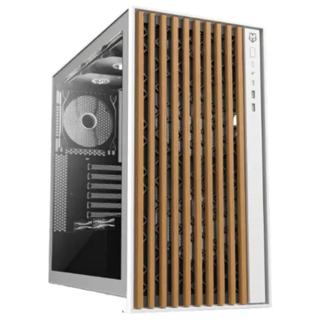 CAJA ATX NOX HUMMER ELEMENT MADERA BLANCO