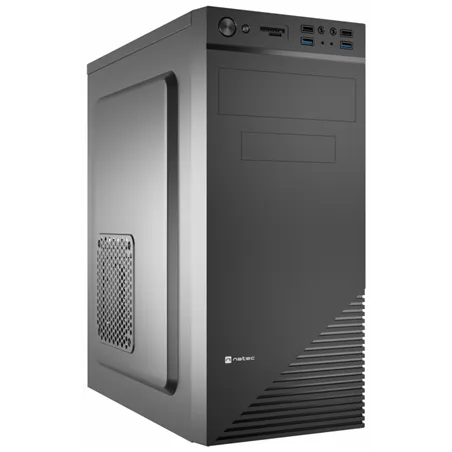 CAJA NATEC CABASSU G2 MIDI TORRE ATX LECTOR TARJETAS 2USB3.0 2USB2.0 SIN FUENTE
