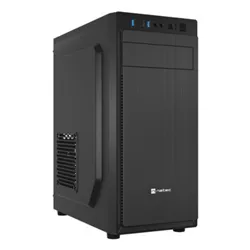 CAJA NATEC ARACANTA MIDI TORRE ATX LECTOR TARJETAS 1XUSB2.0 2XUSB3.0 NEGRO
