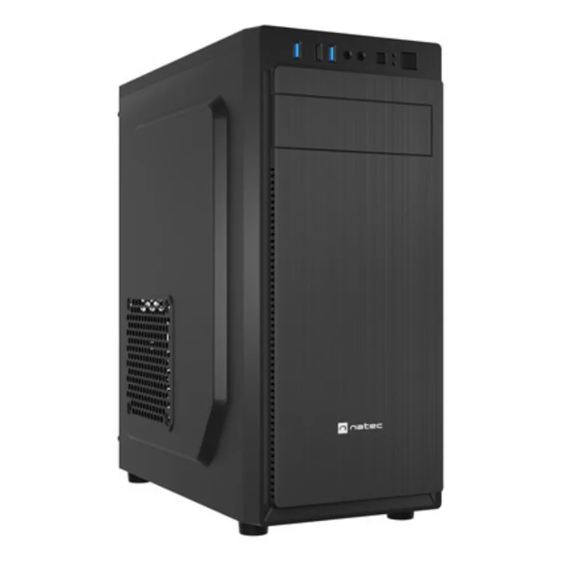 CAJA NATEC ARACANTA MIDI TORRE ATX LECTOR TARJETAS 1XUSB2.0 2XUSB3.0 NEGRO