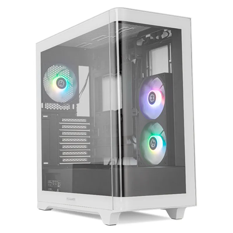 CAJA NOX HUMMER ETHER ATX SEMITORRE CRISTAL CURVO NEGRO-BLANCO