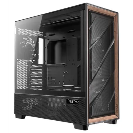 CAJA ANTEC FLUX PRO EUV WOOD ATX 2XUSB3.0 SIN FUENTE NEGRO