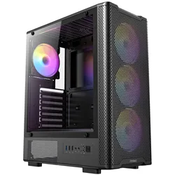 CAJA ANTEC VX-310 ATX 4 VENTILADORES ARGB NEGRA