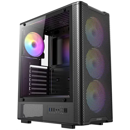 CAJA ANTEC VX-310 ATX 4 VENTILADORES ARGB NEGRA