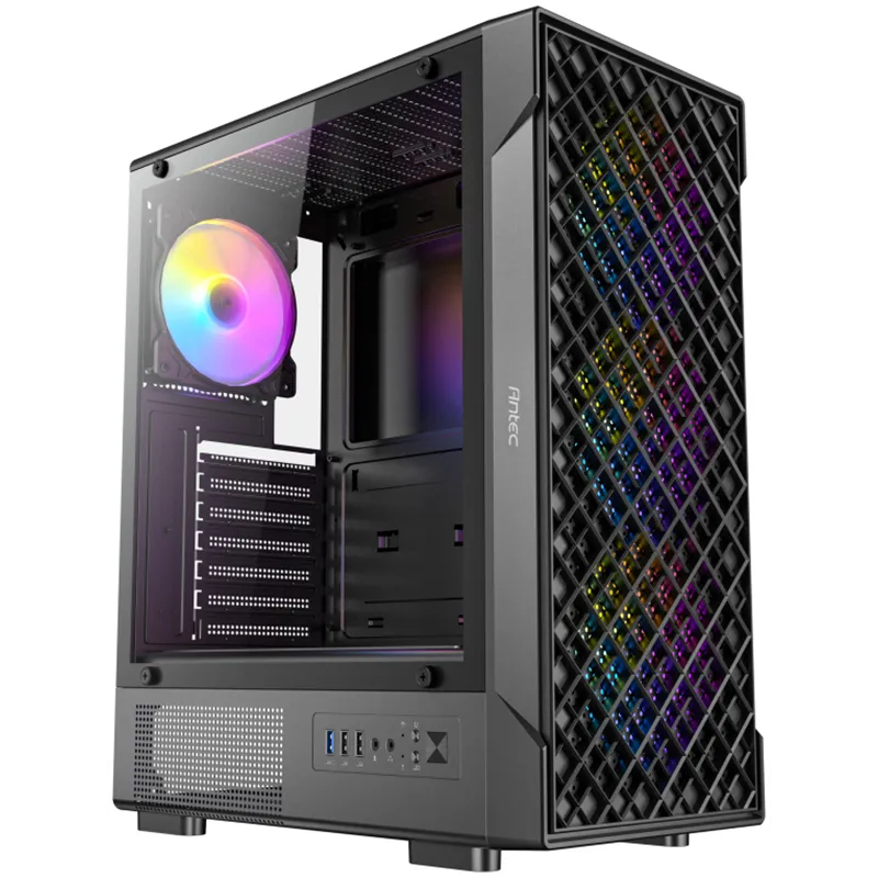 CAJA ANTEC VX-320 ATX 4 VENTILADORES ARGB NEGRA