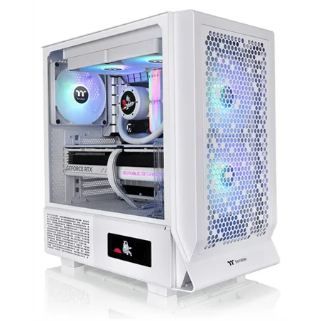CAJA THERMALTAKE CERES 330 TG ARGB SNOW ATX 2XUSB 3.0 SIN FUENTE BLANCO