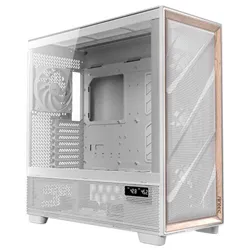 CAJA ANTEC FLUX PRO EUV WOOD ATX 2XUSB3.0 SIN FUENTE BLANCO