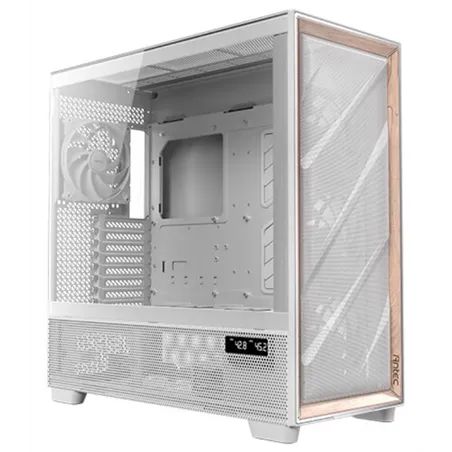 CAJA ANTEC FLUX PRO EUV WOOD ATX 2XUSB3.0 SIN FUENTE BLANCO