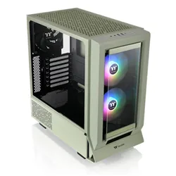 CAJA GAMING THERMALTAKE CERES 350 MX ATX 3XVENT 140 ARGB SN FUENTE MATCHA