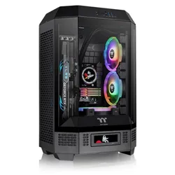 CAJA THERMALTAKE THE TOWER T300  ATX 2XUSB 3.0 SIN FUENTE NEGRO
