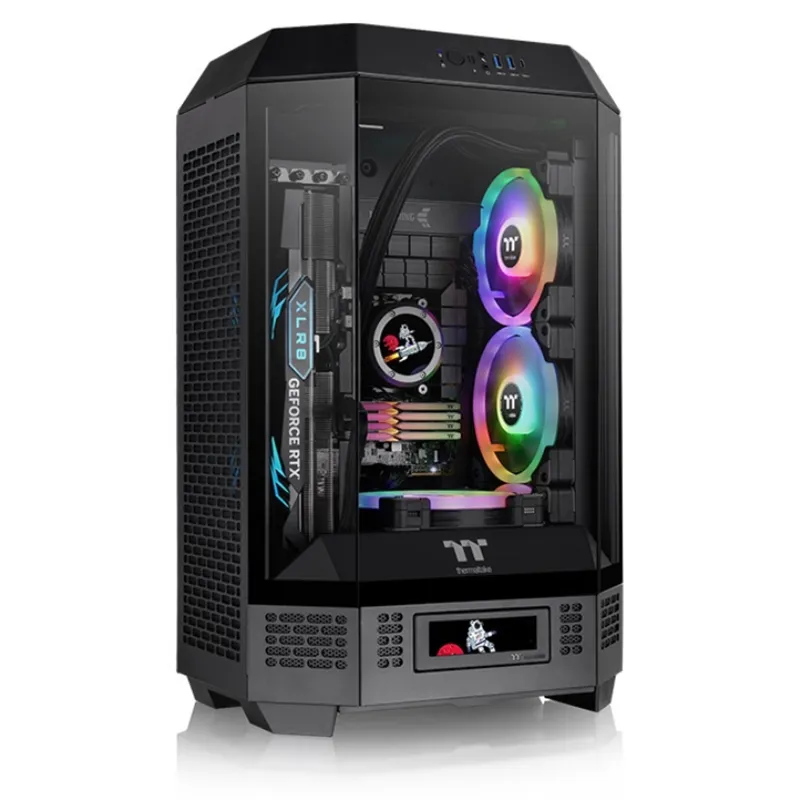 CAJA THERMALTAKE THE TOWER T300  ATX 2XUSB 3.0 SIN FUENTE NEGRO