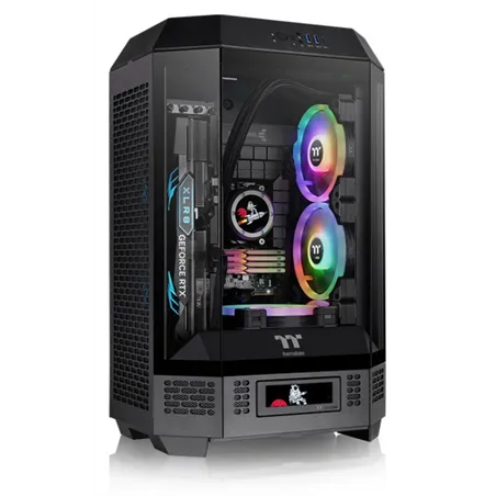 CAJA THERMALTAKE THE TOWER T300  ATX 2XUSB 3.0 SIN FUENTE NEGRO