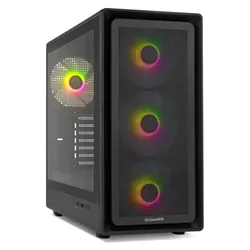 CAJA NOX SEMITORRE HYPERFLOW HUMMER AERO ARGB NEGRO USB 3.0 TYPE C