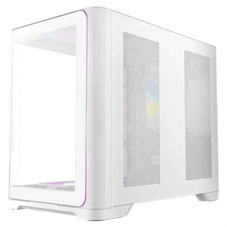 CAJA ANTEC C5 CURVE ARGB ATX BLANCO 3XVENT REV 120 MM 1X120MM 2XUSB SN FUENTE