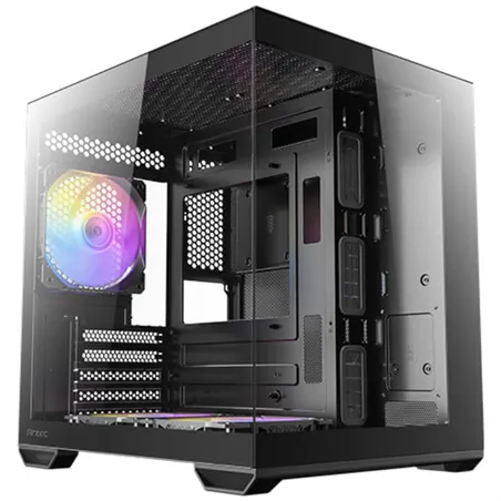 CAJA ANTEC CX60M ARGB MATX NEGRO 2XVENT REV 120 MM 1X120MM 2XUSB SN FUENTE