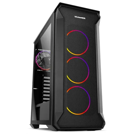 CAJA NOX HUMMER QUANTUM ATX 1XUSB3.0 2XUSB2.0 NEGRO ARGB