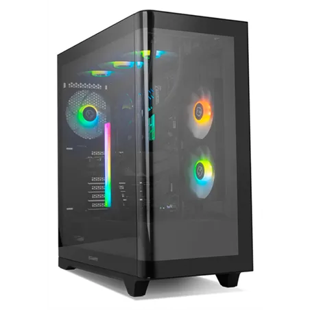 CAJA NOX HUMMER ETHER ATX SEMITORRE CRISTAL CURVO NEGRO