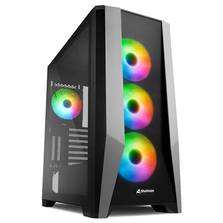 CAJA ATX SHARKOON TG7M 2XUSB3.0 SIN FUENTE NEGRO