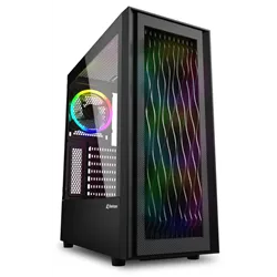 CAJA ATX SHARKOON RGB WAVE 2XUSB3.0 RGB SIN FUENTE NEGRO