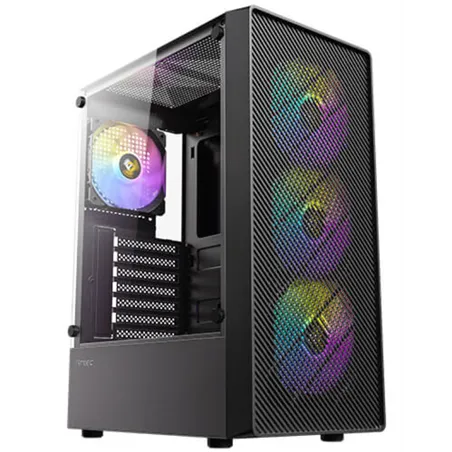 CAJA ANTEC AX26 ARGB ATX NEGRO 4XVENT 120MM 2XUSB SN FUENTE