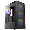 CAJA ANTEC AX26 ARGB ATX NEGRO 4XVENT 120MM 2XUSB SN FUENTE