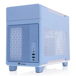 CAJA THERMALTAKE TR100 MINI-ITX USB 3.2 C x 1 USB 3.0 x 2 SN FUENTE AZUL