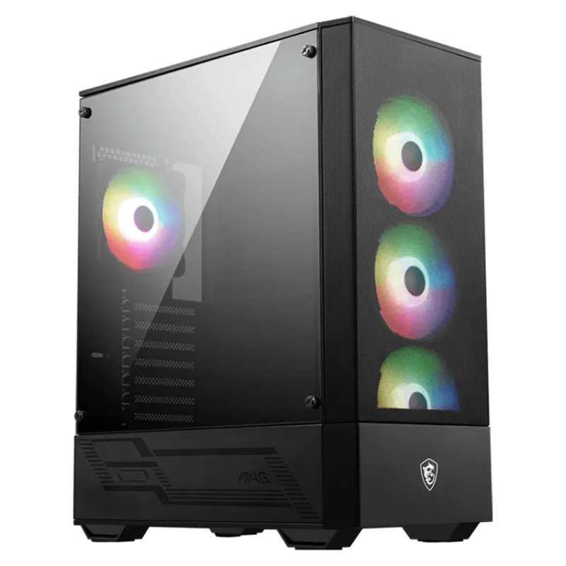 CAJA GAMING MSI MAG FORGE 112R ATX 2XUSB3.2 ARGB NEGRO