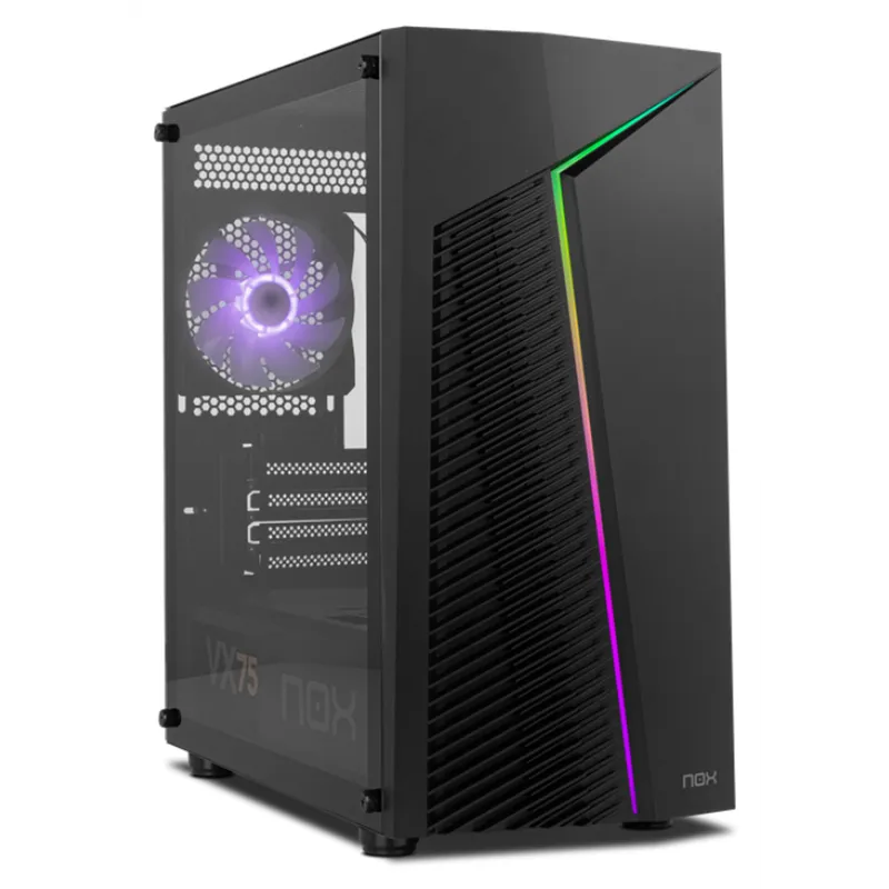CAJA NOX INFINITY RGB M-ATX CHASSIS MINITORRE NEGRO