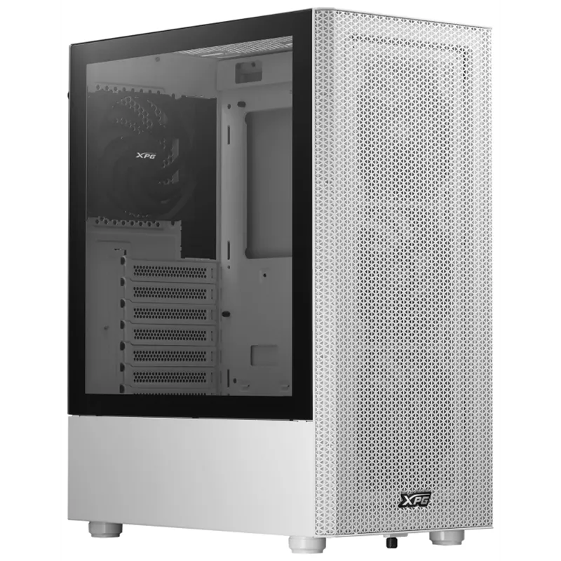 CAJA GAMING XPG MINI-ATX 4X120MM VENT WH SIN PSU
