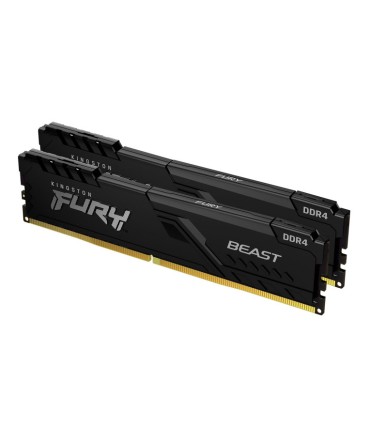 DDR4 KINGSTON 2X8GB 3600 FURY BEAST NEGRO