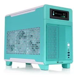 CAJA MICRO ATX THERMALTAKE TR100 USBC X 1 USB 3.0 X 2 SN FUENTE ROSA AZUL