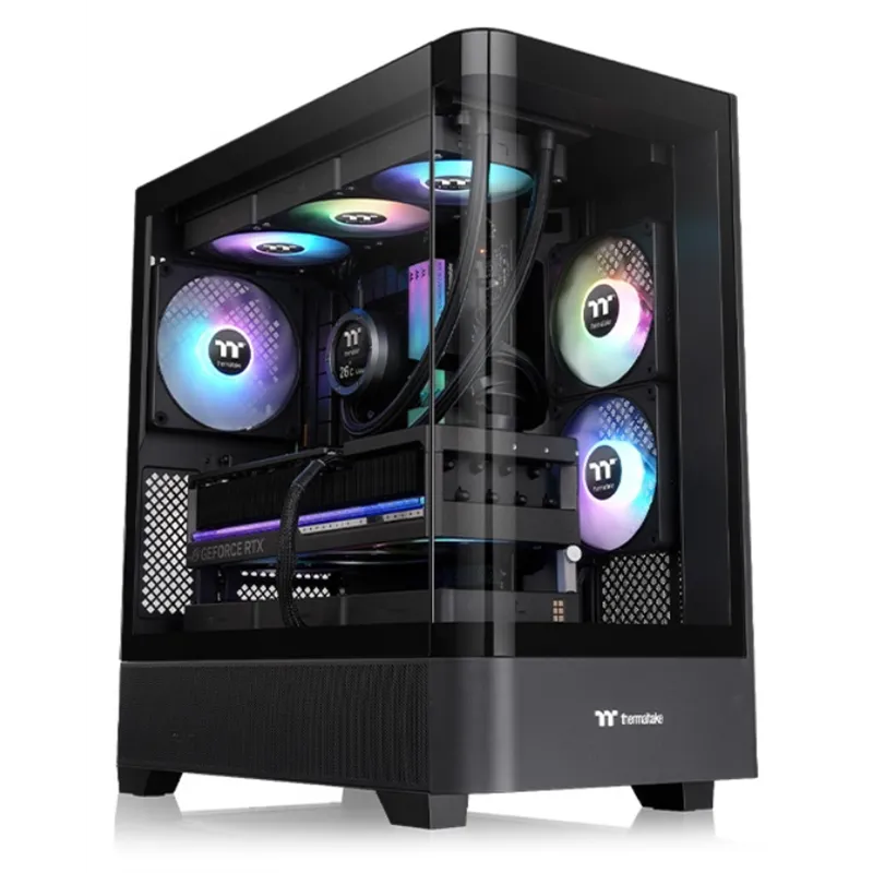 CAJA ATX THERMALTAKE VIEW 290 USB C X 2 1XVENT120MM ARGB NEGRO S/N FUENTE