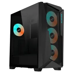 CAJA GAMING GIGABYTE AC301GW ATX 2XUSB3.0 1XUSBC RGB S/F NEGRO