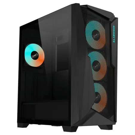CAJA GAMING GIGABYTE AC301GW ATX 2XUSB3.0 1XUSBC RGB S/F NEGRO