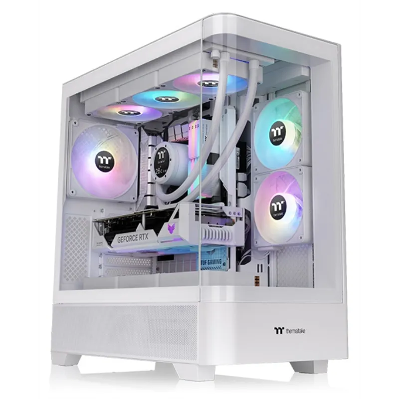 CAJA ATX THERMALTAKE VIEW 290 USB C X 2 1XVENT120MM ARGB BLANCO S/N FUENTE