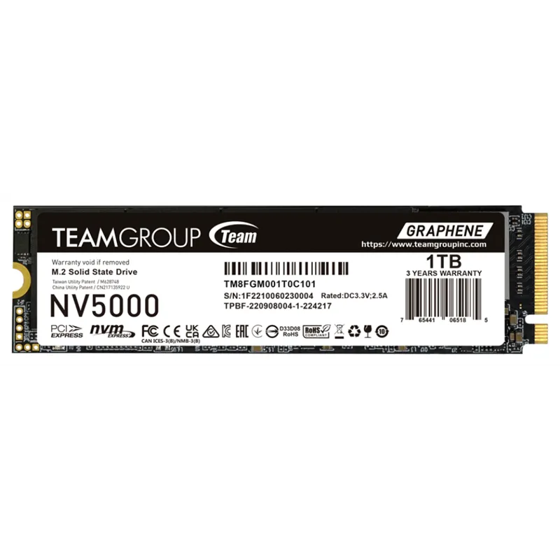 SSD TEAMGROUP NV5000 1TB NVMe PCI-E GEN4X4