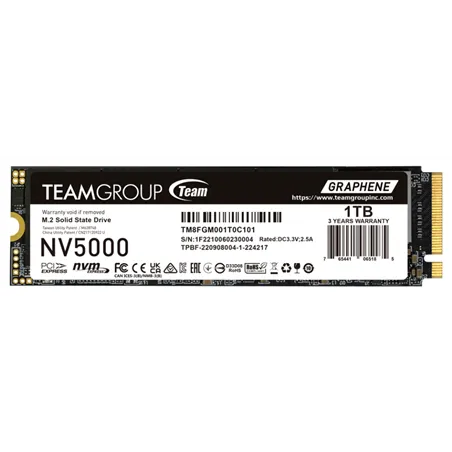 SSD TEAMGROUP NV5000 1TB NVMe PCI-E GEN4X4