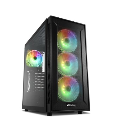 CAJA SHARKOON TG6M ATX 2XUSB3.0 2XUSB2.0 SIN FUENTE RGB