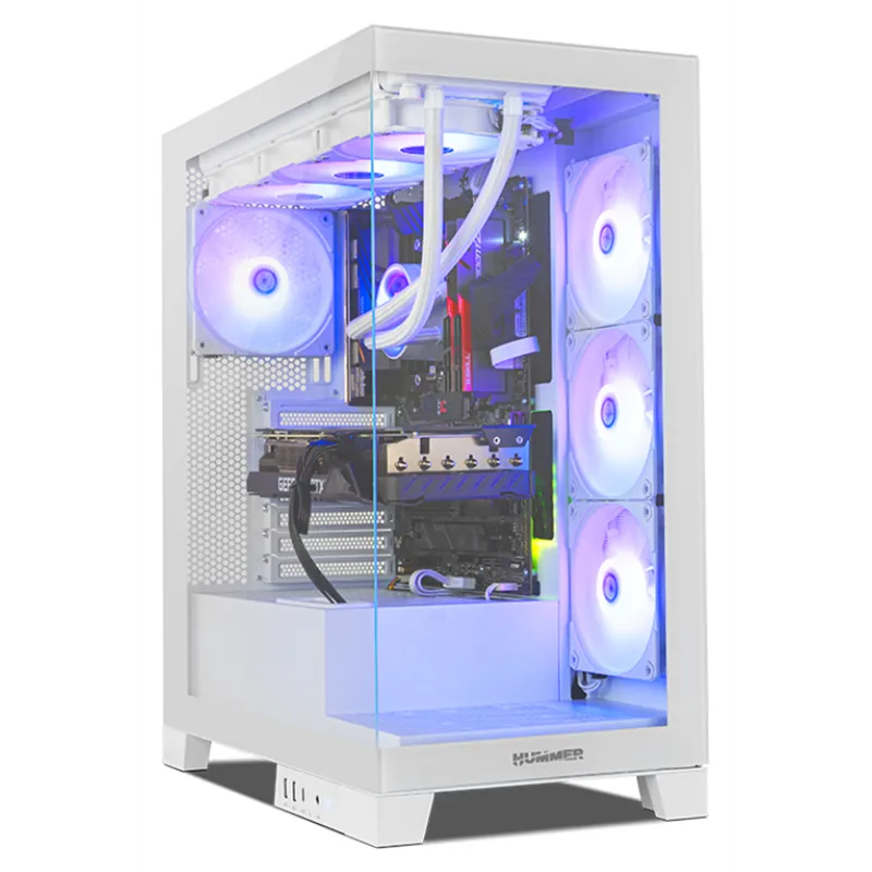 CAJA NOX HUMMER GLOCK SEMITORRE ATX FRAMELESS BLANCO