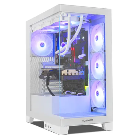 CAJA NOX HUMMER GLOCK SEMITORRE ATX FRAMELESS BLANCO