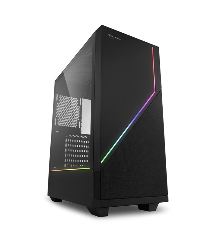 CAJA SHARKOON RGB FLOW ATX 2XUSB3.0 SIN FUENTE