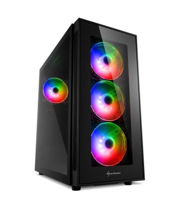 CAJA SHARKOON TG5 PRO ATX 2XUSB3.0 2XUSB2.0 SIN FUENTE RGB