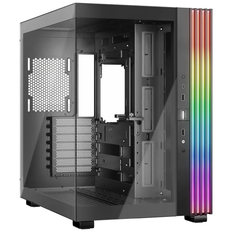 CAJA BEQUIET LIGHT BASE 600 DX ATX SIN FUENTE ARGB NEGRO