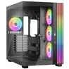CAJA BEQUIET LIGHT BASE 600 LX ATX 4 VENTX 140MM SIN FUENTE ARGB NEGRO