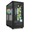 CAJA SHARKOON REBEL C60 ATX 2VENTX120MM 2XUSB3 SIN FUENTE NEGRO